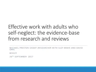 Self-Neglect in Adults: Challenges and Research Insights