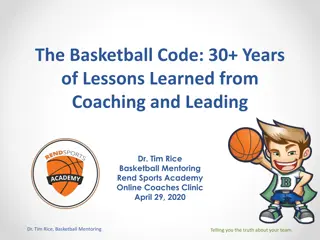 Insights from Dr. Tim Rice's 30+ Years in Basketball Coaching