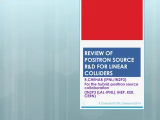 Review of Positron Source R&D for Linear Colliders by R. Chehab