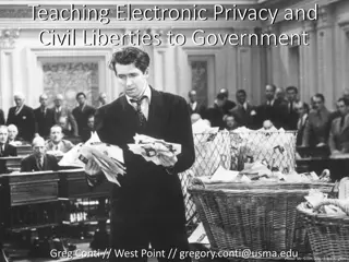 Teaching Electronic Privacy and Civil Liberties to Government by Greg Conti