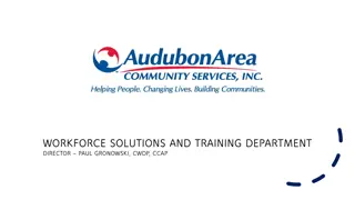 Comprehensive Workforce Solutions and Training Department Strategies