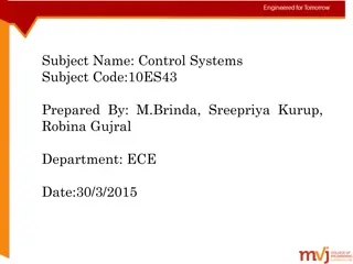 Stability Analysis in Control Systems