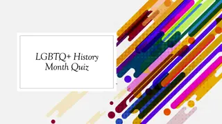 LGBTQ+ History Month Quiz - Test Your Knowledge on LGBTQ+ History