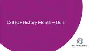 LGBTQ+ History Month Quiz: Test Your Knowledge on LGBTQ+ Rights and Milestones