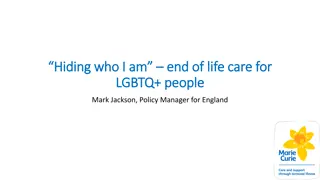 Improving End-of-Life Care for LGBTQ+ People