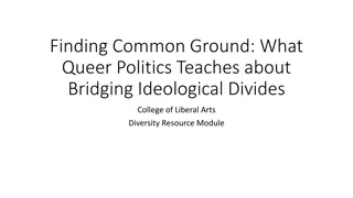 Queer Politics and Identity-Based Conflict in American Society