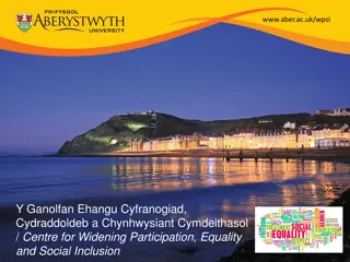 Promoting Equality and Social Inclusion at Aberystwyth University