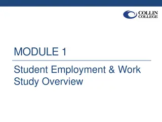 Student Employment and Work Study Overview at Collin College