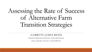 Analyzing Farm Transition Success Strategies - Thesis Presentation