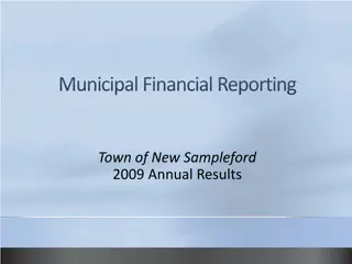 Understanding Municipal Financial Reporting in 2009: Key Changes and Importance of Statements