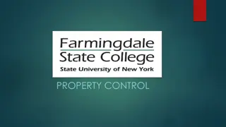 Management of Moveable Assets at Farmingdale State College