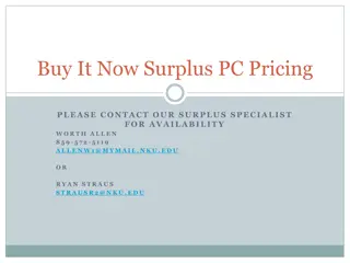 Special Pricing on Surplus Computers - Dell, Optiplex, iMac, Monitors