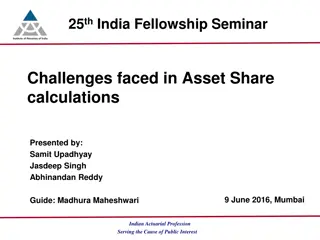 Challenges in Asset Share Calculations: Insights from India Fellowship Seminar