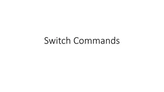 Network Switch Configuration Guide