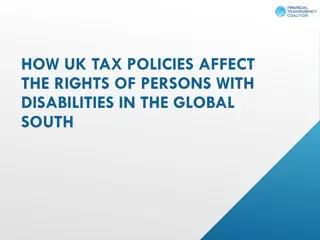 Impact of UK Tax Policies on Persons with Disabilities in the Global South