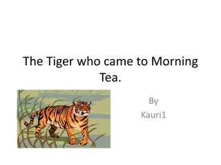 The Tiger Who Came to Morning Tea - Captivating Food Adventure