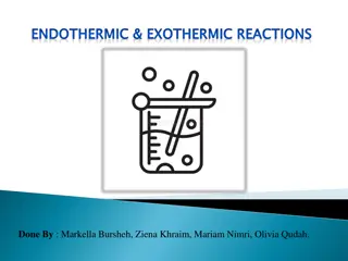 Endothermic and Exothermic Reactions Through Experiment