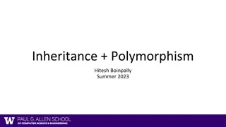 Inheritance and Polymorphism in Object-Oriented Programming