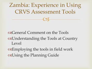 Zambia's Experience with CRVS Assessment Tools and Planning Guide