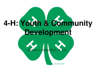 Evolution of Agriculture Education: 4-H Clubs Legacy