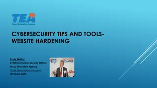 Comprehensive Cybersecurity Tips and Tools for Website Hardening