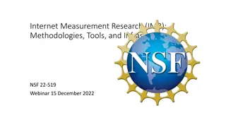 Advancing Internet Measurement Research: IMR Program Overview