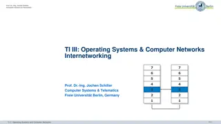 Overview of Prof. Dr.-Ing. Jochen Schiller's Operating Systems and Computer Networks Course