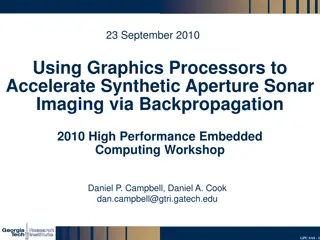 Leveraging Graphics Processors for Accelerating Sonar Imaging via Backpropagation