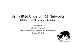 Enhancing 5G Networks with Reliable IP Underlay