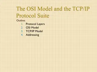 OSI Model and TCP/IP Protocol Suite in Computer Networking