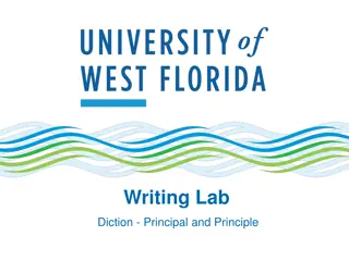 Writing Lab: Principal vs. Principle