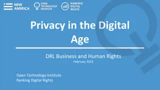 Ensuring Privacy and Data Protection in the Digital Age