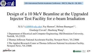 Design of a 10 MeV Beamline for E-beam Irradiation at UITF Wastewater Facility