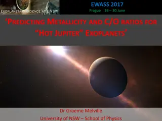 Prediction of Metallicity and C/O Ratios for Hot Jupiter Exoplanets