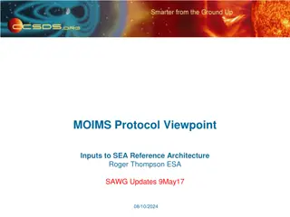 MOIMS Protocol Viewpoint for SEA Reference Architecture Updates