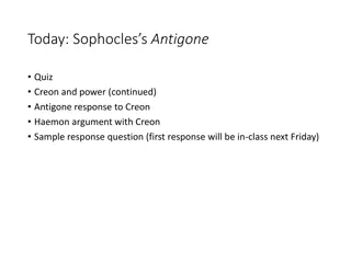 Analyzing Power Dynamics in Sophocles' Antigone