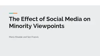 Influence of Social Media on Minority Viewpoints and Critical Mass Theory