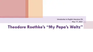 Theodore Roethke's Poetic Journey