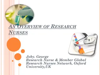 Role of Research Nurses in Advancing Evidence-Based Practice in Nursing