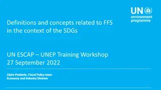 Understanding Fossil Fuel Subsidies (FFS) in the Context of Sustainable Development Goals