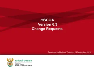 Proposed Changes and Additions in mSCOA Version 6.3