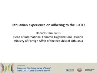 Lithuanian Journey Towards OECD Accession: Key Coordination Efforts