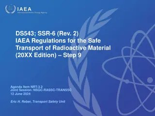 International Regulatory Framework for Radioactive Material Transport Safety