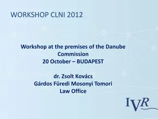 Importance of Limitation of Liability in International Traffic and CLNI 2012 Workshop Overview