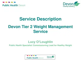 Devon Tier 2 Weight Management Service Overview