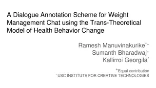 Dialogue Annotation Scheme for Weight Management Chat