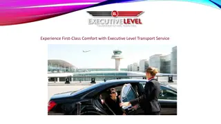 Experience First-Class Comfort with Executive Level Transport Service