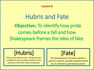 Exploring Hubris and Fate in Shakespeare's Macbeth