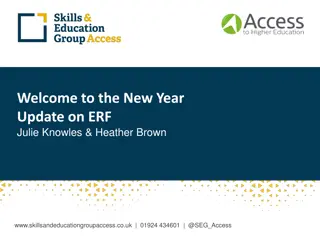 New Year Update on ERF: Achievements, Changes, and Plans for 2021-22