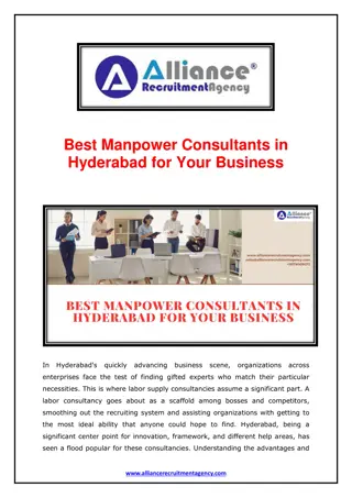 Best Manpower Consultants in Hyderabad for Your Business